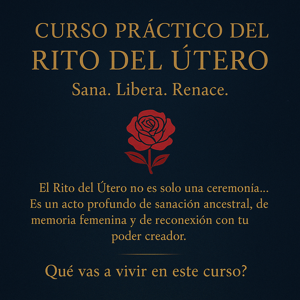 🌹 Curso Práctico del Rito del Útero